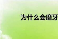 为什么会磨牙（会磨牙的原因）