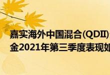 嘉实海外中国混合(QDII)近两年来在同类基金中排239名基金2021年第三季度表现如何（（4月21日））