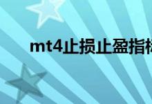 mt4止损止盈指标 MT4怎么设置止损