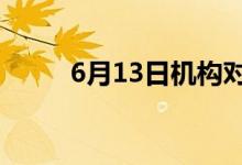 6月13日机构对金融市场观点汇总