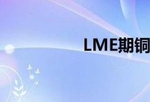 LME期铜收跌168美元