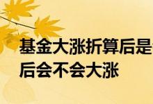 基金大涨折算后是会大涨还是大跌 基金折算后会不会大涨
