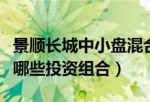 景顺长城中小盘混合基金买的人多吗（基金有哪些投资组合）