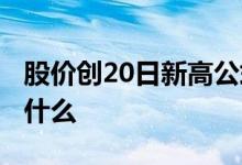 股价创20日新高公式 股票创20日新高意味着什么