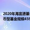 2020年海富通基金管理有限公司基金总规模1197.94亿元货币型基金规模459.91亿元