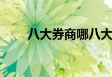 八大券商哪八大 八大券商是哪八大 