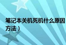 笔记本关机死机什么原因（笔记本关机过程经常死机的解决方法）
