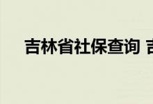 吉林省社保查询 吉林省个人社保卡查询