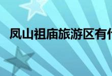 凤山祖庙旅游区有什么好玩的（凤山祖庙）