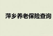 萍乡养老保险查询 萍乡个人养老保险查询