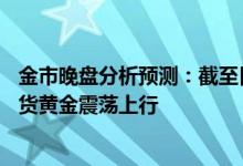金市晚盘分析预测：截至目前黄金td收盘于403 20元/克 现货黄金震荡上行