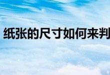 纸张的尺寸如何来判断（纸张的尺寸有什么）