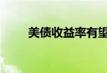 美债收益率有望见顶 金价震荡上行