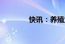 快讯：养殖业个股早盘走高