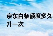 京东白条额度多久提升 京东白条额度多久提升一次