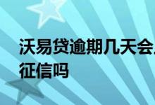 沃易贷逾期几天会上个人征信 沃易贷借钱查征信吗