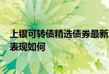 上银可转债精选债券最新净值涨幅达0.9%2021年第三季度表现如何