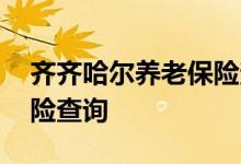 齐齐哈尔养老保险查询 齐齐哈尔个人养老保险查询