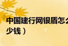中国建行网银盾怎么更新（中国建行网银盾多少钱）