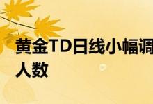 黄金TD日线小幅调整 今日将公布初请失业金人数