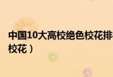 中国10大高校绝色校花排行（最美校花排行榜中国十大美女校花）