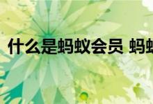 什么是蚂蚁会员 蚂蚁会员生活号有什么作用