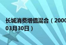 长城消费增值混合（200006）基金净值行情查询（2020年03月30日）