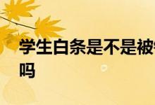 学生白条是不是被锁了 白条对大学生锁定了吗