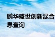 鹏华盛世创新混合(LOF)（160613）基本信息查询