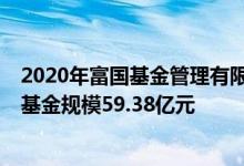 2020年富国基金管理有限公司基金总规模5676.8亿元QDII基金规模59.38亿元