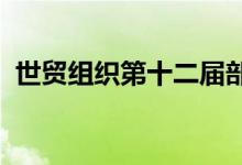 世贸组织第十二届部长级会议在日内瓦开幕
