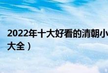 2022年十大好看的清朝小说（清穿小说推荐穿越清朝的小说大全）