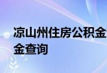 凉山州住房公积金查询 凉山州个人住房公积金查询