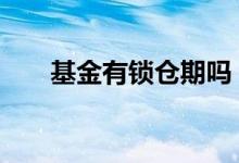 基金有锁仓期吗 基金锁仓期有收益吗