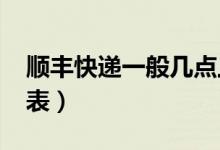顺丰快递一般几点上班（2020工作安排时间表）