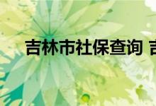 吉林市社保查询 吉林市个人社保卡查询