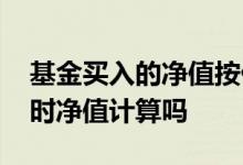 基金买入的净值按什么时候算 基金是按买入时净值计算吗