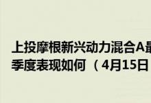 上投摩根新兴动力混合A最新净值是多少（基金2021年第三季度表现如何 （4月15日））