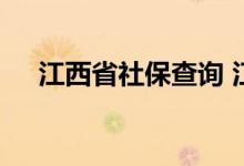 江西省社保查询 江西省个人社保卡查询