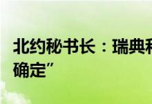 北约秘书长：瑞典和芬兰加入北约时间“无法确定”