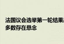 法国议会选举第一轮结果出炉马克龙政党联盟能否获得绝对多数存在悬念