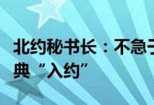 北约秘书长：不急于在北约峰会上批准芬兰瑞典“入约”