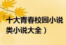十大青春校园小说（青春校园小说排行榜校园类小说大全）