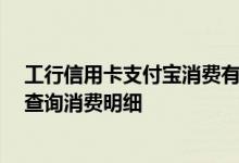 工行信用卡支付宝消费有积分么 支付宝刷工行信用卡 如何查询消费明细