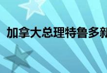 加拿大总理特鲁多新冠病毒检测结果呈阳性