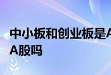 中小板和创业板是A股吗 中小板和创业板都叫A股吗