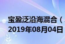 宝盈泛沿海混合（213002）基金净值查询（2019年08月04日）