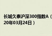 长城久泰沪深300指数A（200002）基金净值行情查询（2020年03月24日）