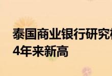 泰国商业银行研究机构：泰国通胀率或将创24年来新高