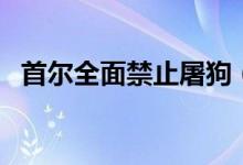 首尔全面禁止屠狗（屠狗场相继停业关闭）